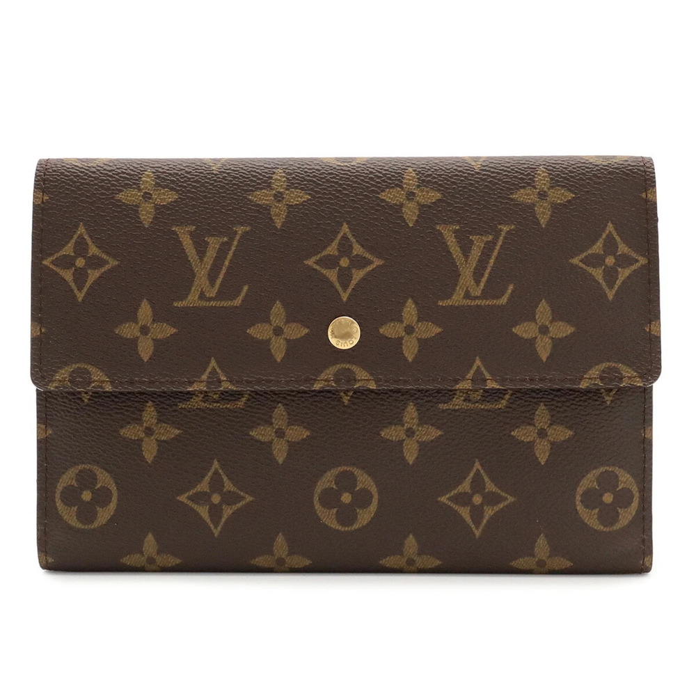LOUIS VUITTON Louis Vuitton Monogram Pochette Passport Tri-fold Long Wallet C...